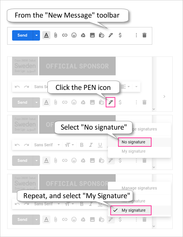 Email Signature - Gmail Pasting Text Problem